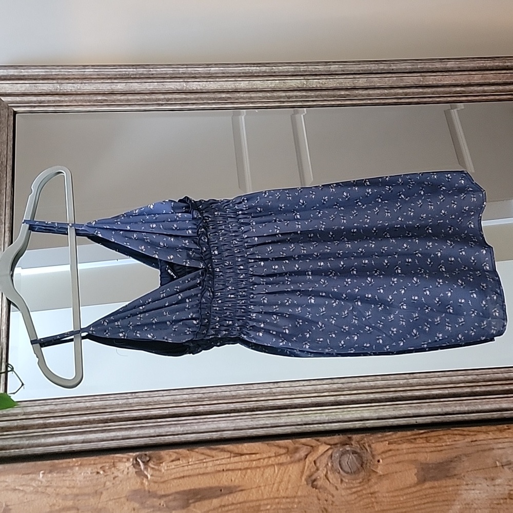 Navy, mini dress